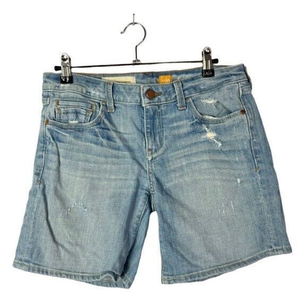 Anthropologie Pilcro Stet Distressed Denim Shorts 26 - Picture 1 of 3